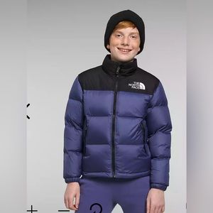 The North Face Kids Puffer Jacket - Black and Purple